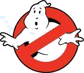 An image of a cartoon ghost with a no symbol over it