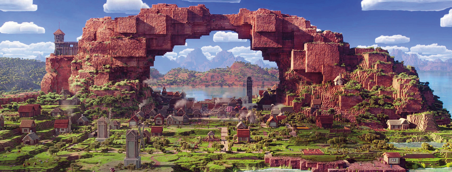 Image of a Minecraft National Park